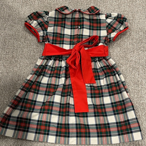 The Beaufort Bonnet Company Plaid Dress with Red Band - Picture 5 of 5